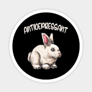 Cute Bunny Antidepressant Pet Gift Magnet